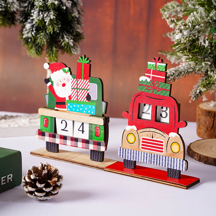 Adventskalender mit Weihnachtsmann-Motiv Karnz