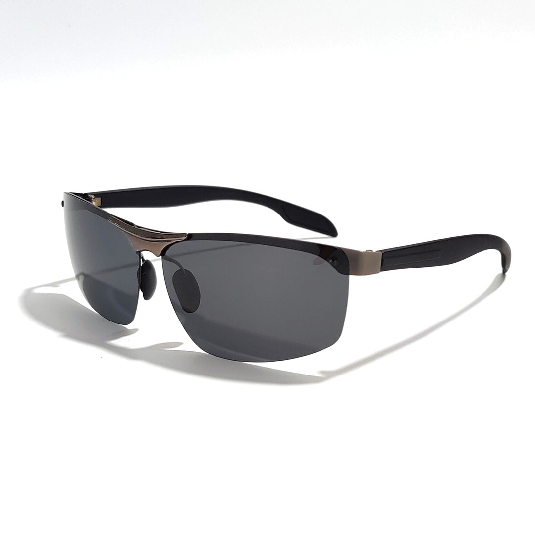 Herren sportliche Sonnenbrille mit ergonomischem Design und UV-Schutz Karnz