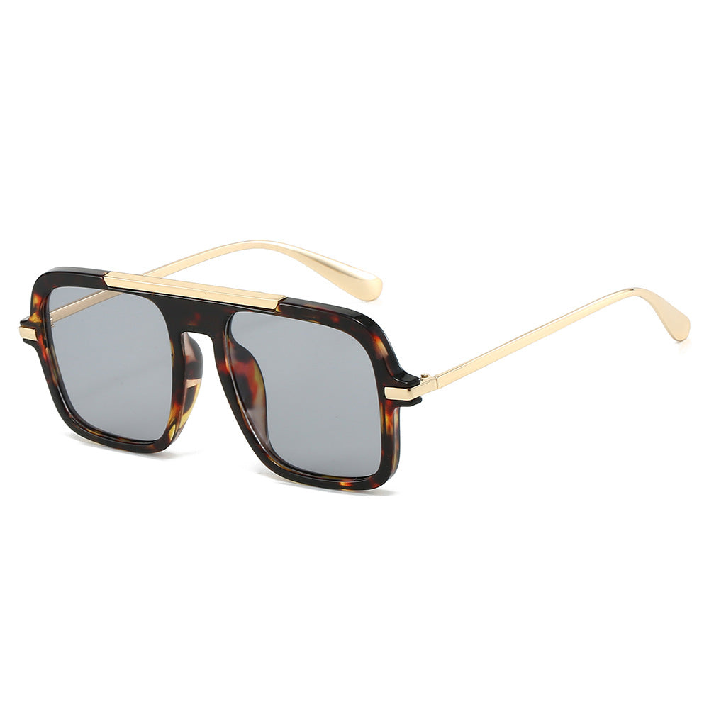 Damen modische Sonnenbrille mit angesagtem quadratischem Rahmen Karnz