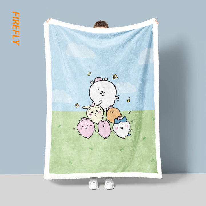 Cartoon-Themen Fleece-Wurfdecke