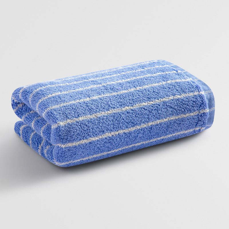 Damen Elegantes Frottee Badetuch mit Streifenmuster Karnz