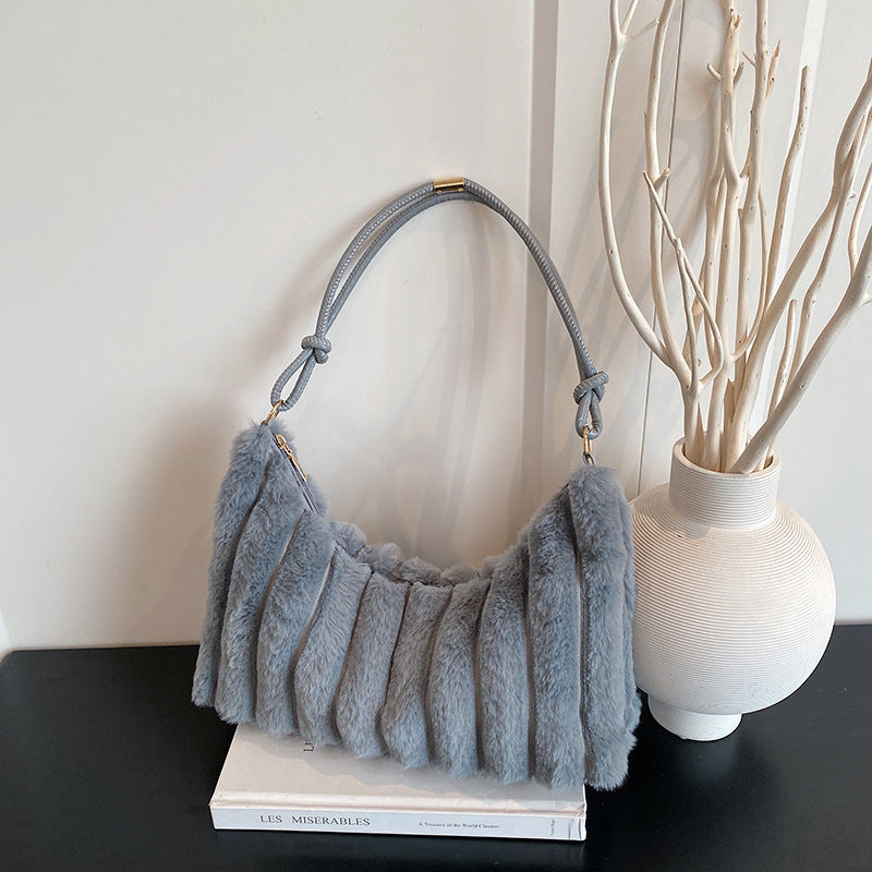 WoPlush Textur Abendtasche Karnz