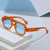 Damen modische Sonnenbrille im futuristischen Design mit strukturiertem Rahmen Karnz