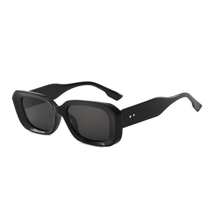 Damen Modische Oversized-Sonnenbrille mit hochwertigem Kunststoffrahmen Karnz