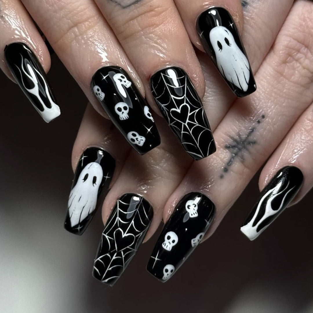Halloween-Themen 3D Dekorative Nagelkunstverlängerungen Karnz