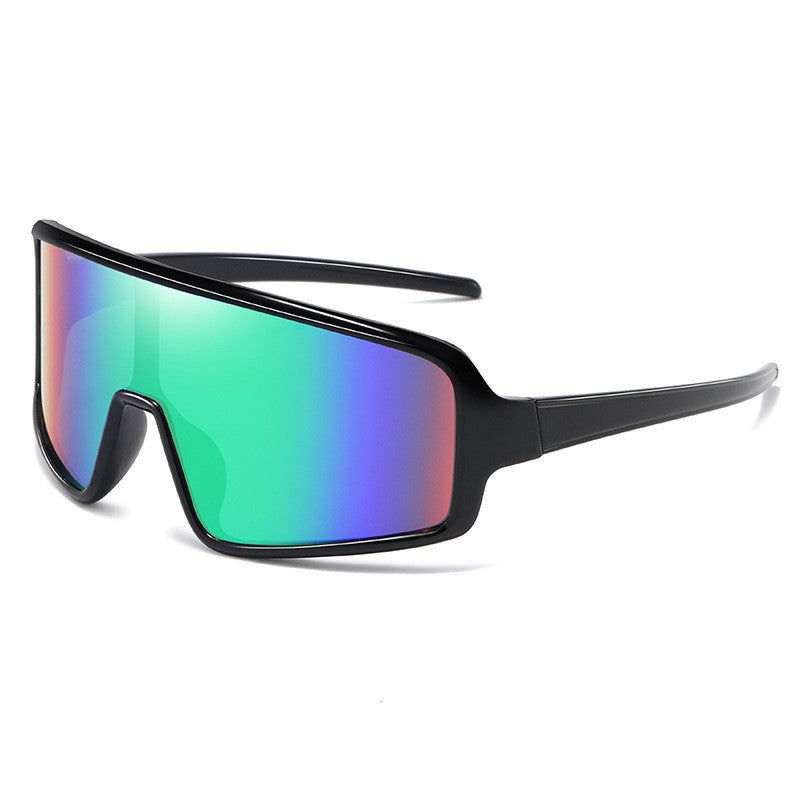 Damen Sportliche Rennsonnenbrille mit großem Sichtfeld und polarisierten Gläsern Karnz
