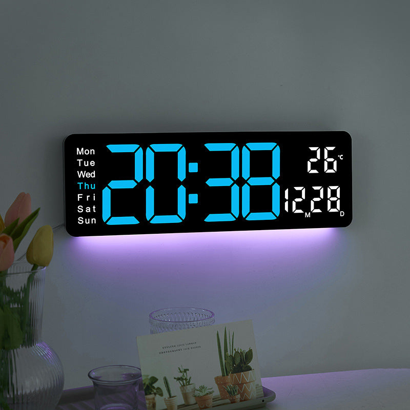 Digitaler LED-Wecker mit Temperatur- und Wochentagsanzeige Karnz