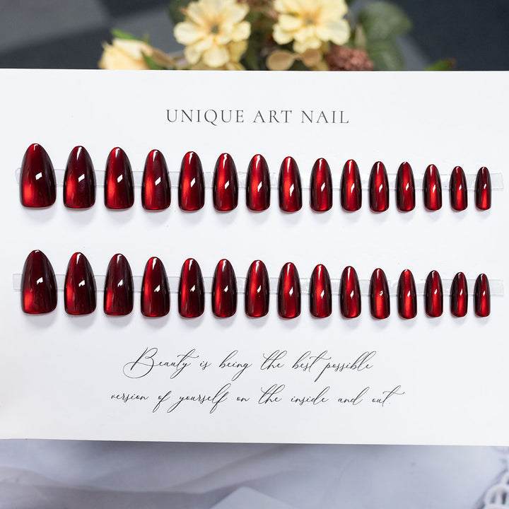 Glänzendes Stiletto Press-On-Nägel Set