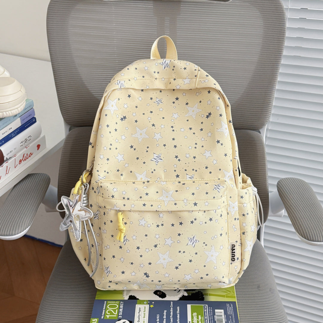Stylischer Rucksack mit Sternmuster