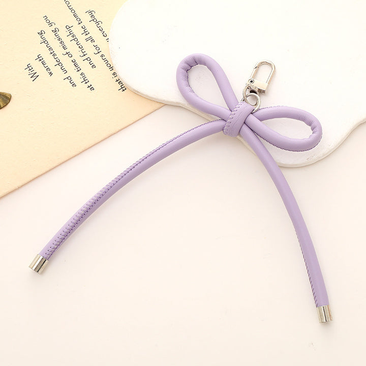 Stylischer Schleifen-Knoten Schlüsselanhänger Halter Karnz