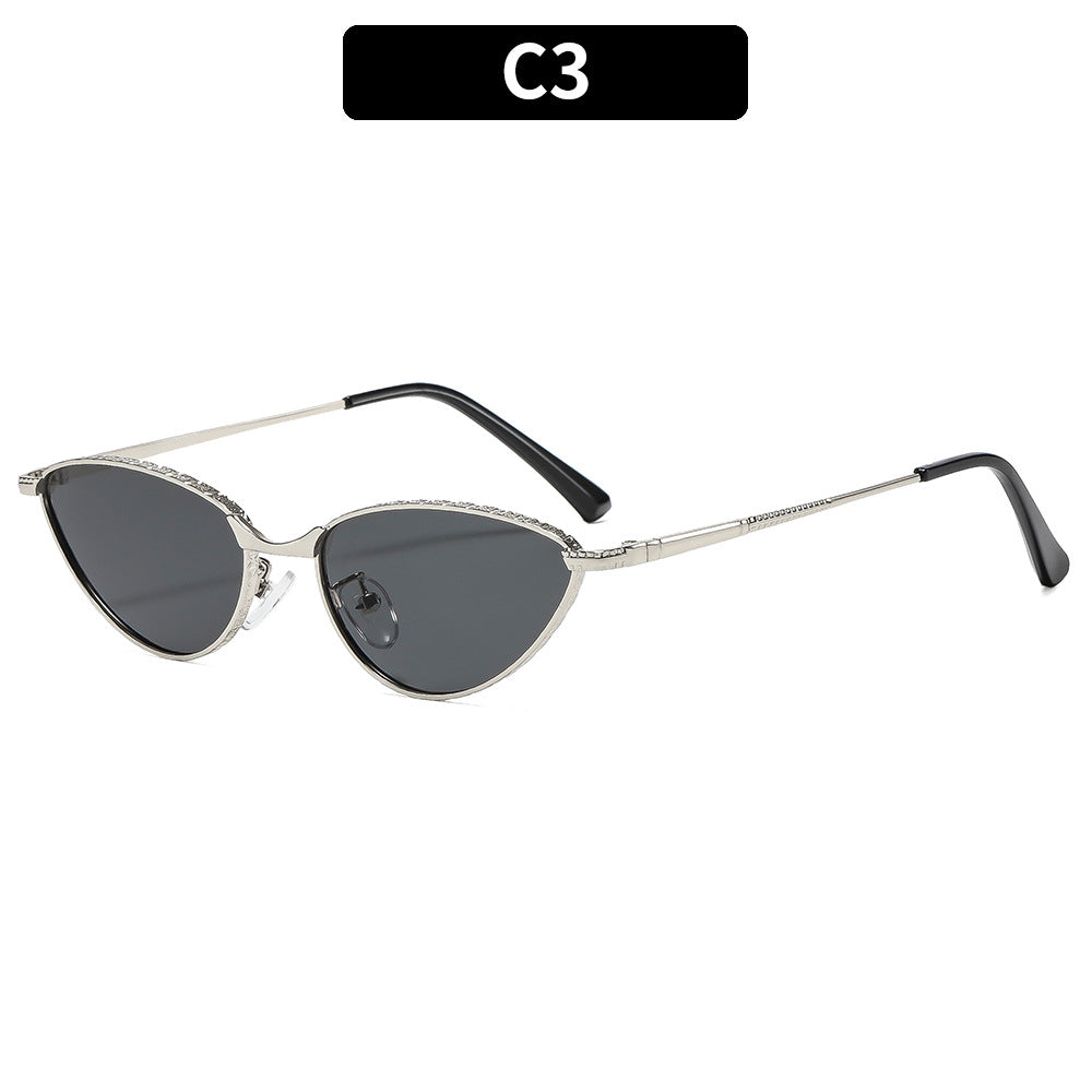 Elegante von der Vintage inspirierte Katzenaugen-Sonnenbrille