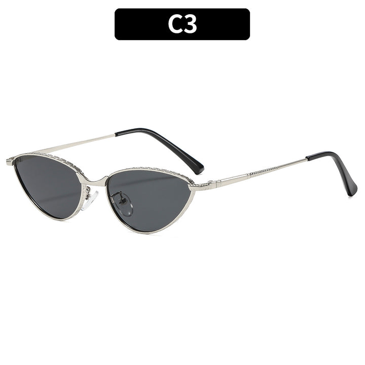 Elegante von der Vintage inspirierte Katzenaugen-Sonnenbrille