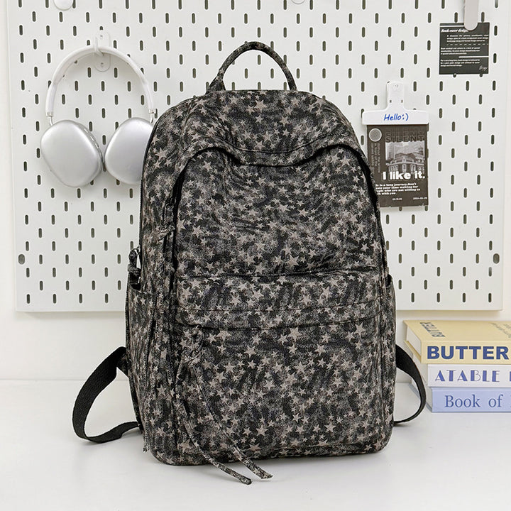 Geräumiger Rucksack mit Sternmuster Karnz