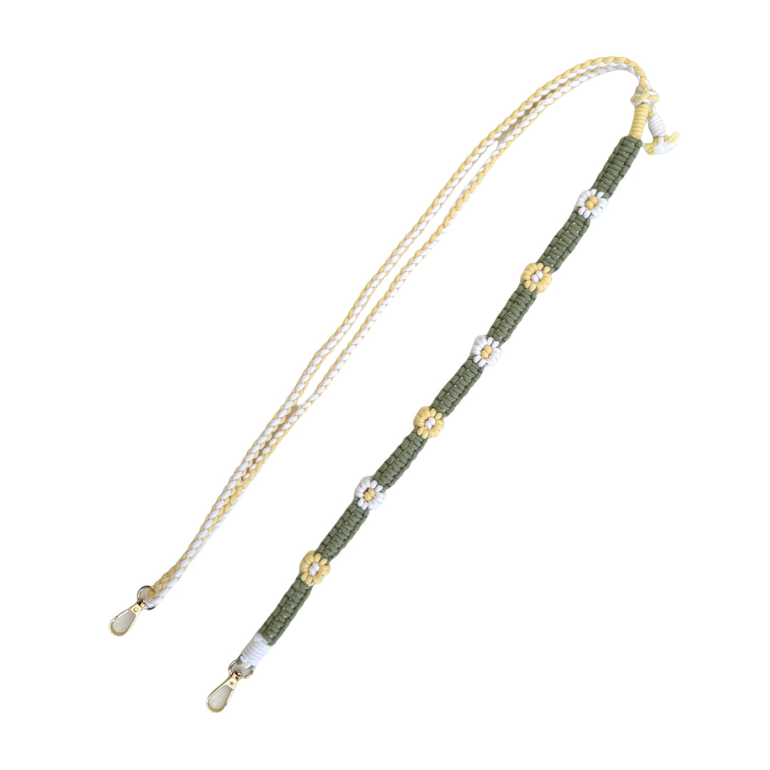 Floral Macrame Brillenband Karnz