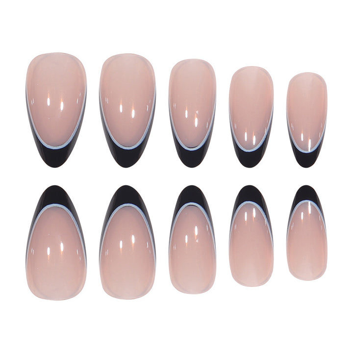 Elegante französische Tipp Nagelverlängerungen Karnz