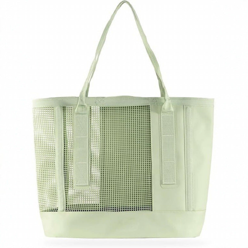 Geräumige Strandtasche mit Atmungsaktivem Netz-Bereich Karnz