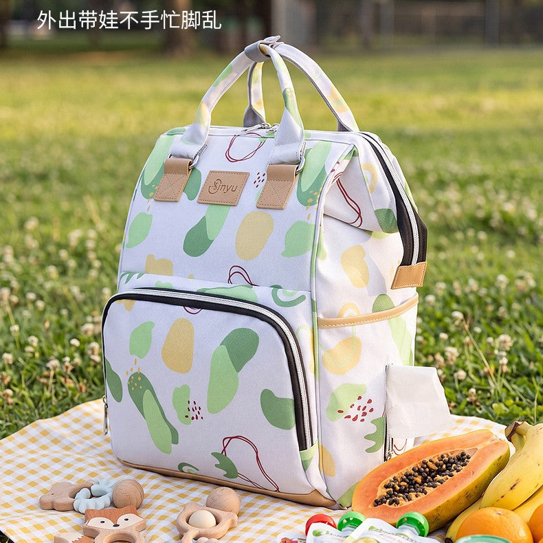 Stylische Mehrfach-Taschen Wickelrucksack Karnz