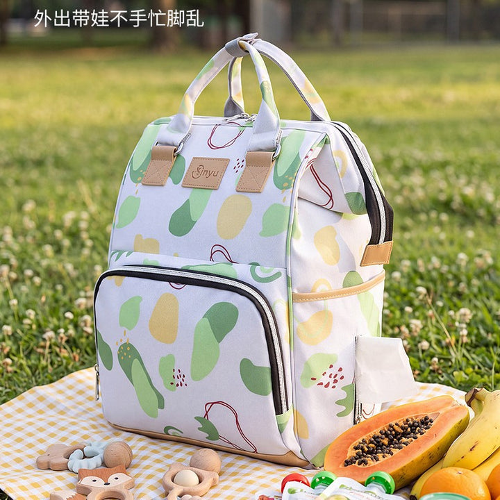 Stylische Mehrfach-Taschen Wickelrucksack Karnz