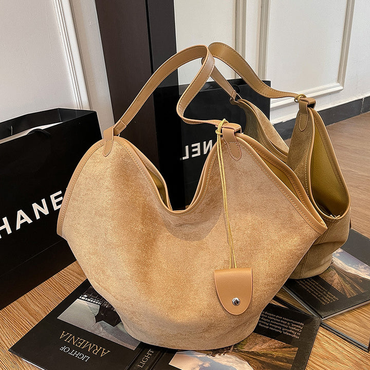 Wildleder Hobo Tasche Karnz