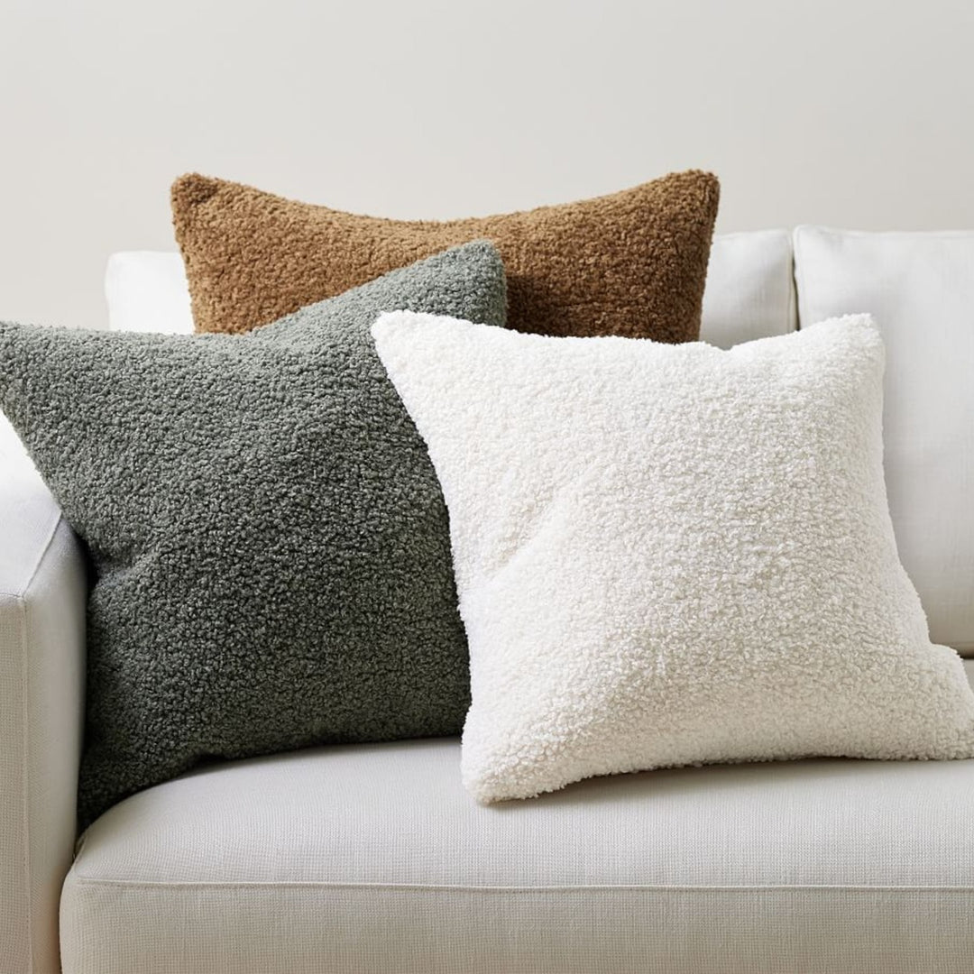 Kuschelkissen mit Teddyfleece-Bezug und weicher Polyesterfüllung Karnz