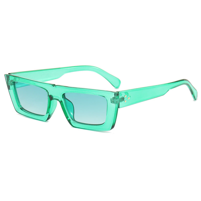 Damen modische quadratische Designer-Sonnenbrille mit polarisierten Gläsern Karnz