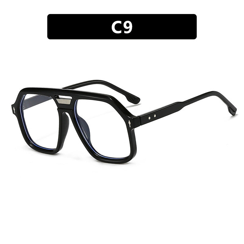 Damen oversized Sonnenbrille mit polygonalem Rahmen und UV-Schutz Karnz