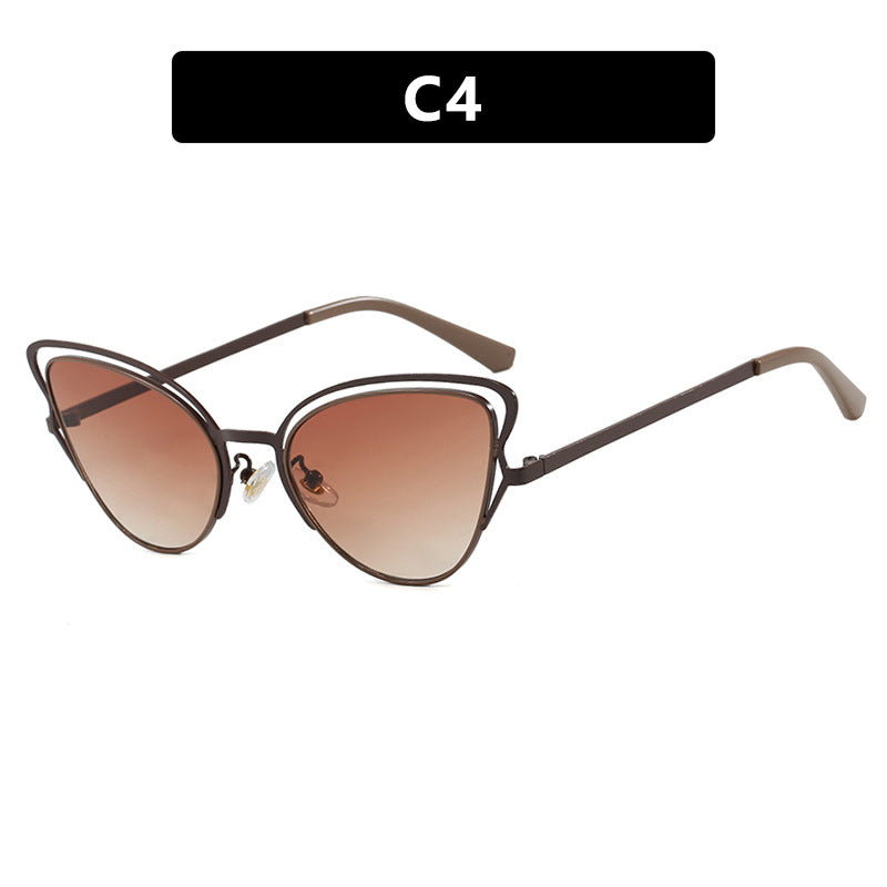 Damen Cat-Eye Brille mit edlem Metallrahmen und komfortabler Passform Karnz