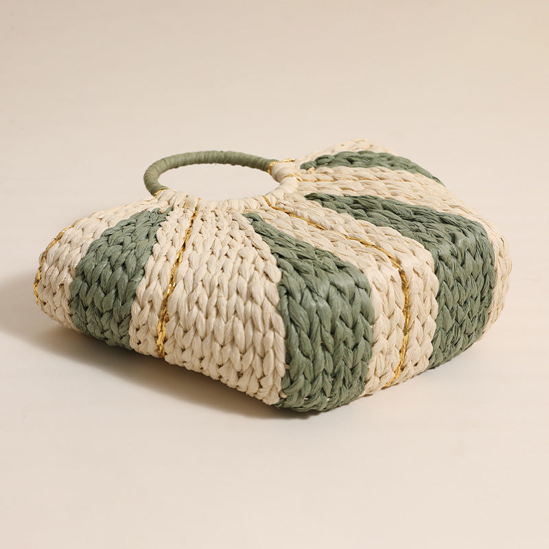 Damen Geflochtene Korbtasche mit elegantem Design Karnz