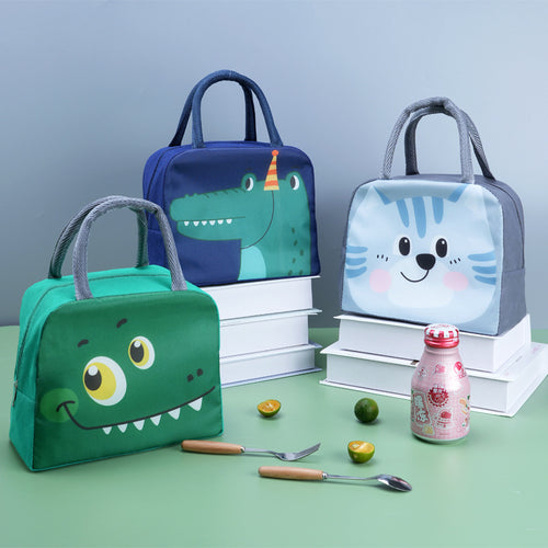 Spaßiger Pinguin-Themen Isolierte Lunchbox