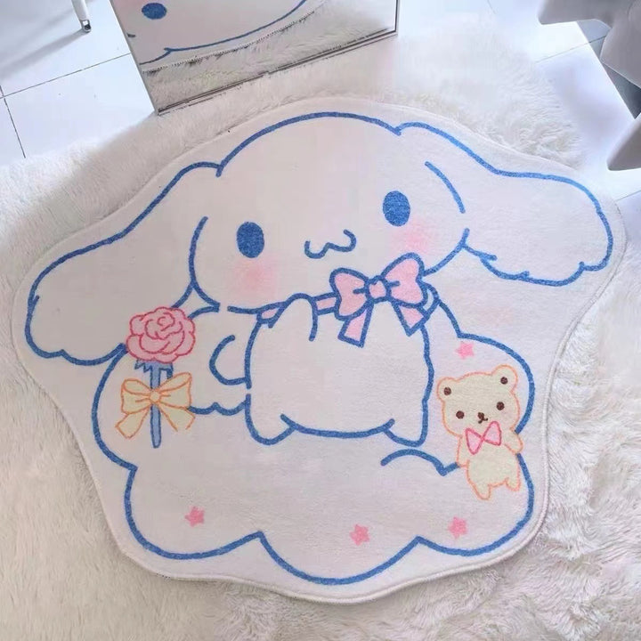 Niedliches tierisches Plüsch-Badematte