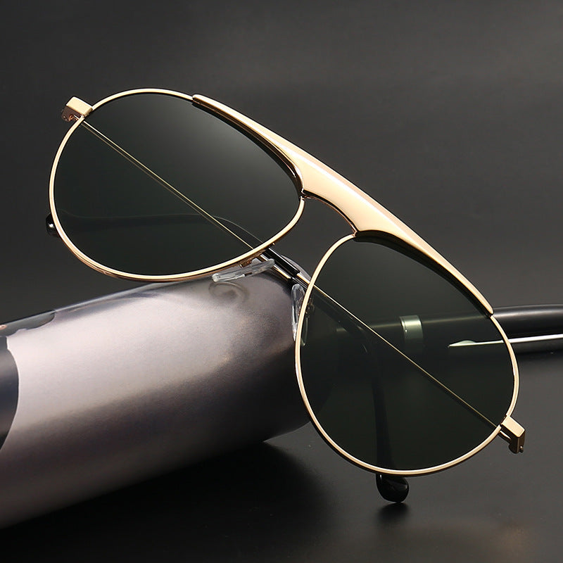 Modische Flieger-Sonnenbrille Karnz