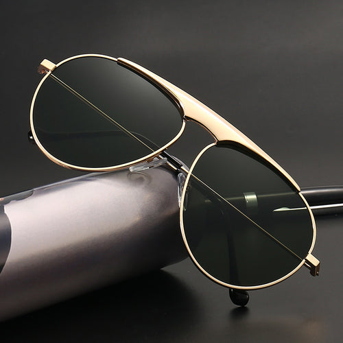 Modische Flieger-Sonnenbrille Karnz