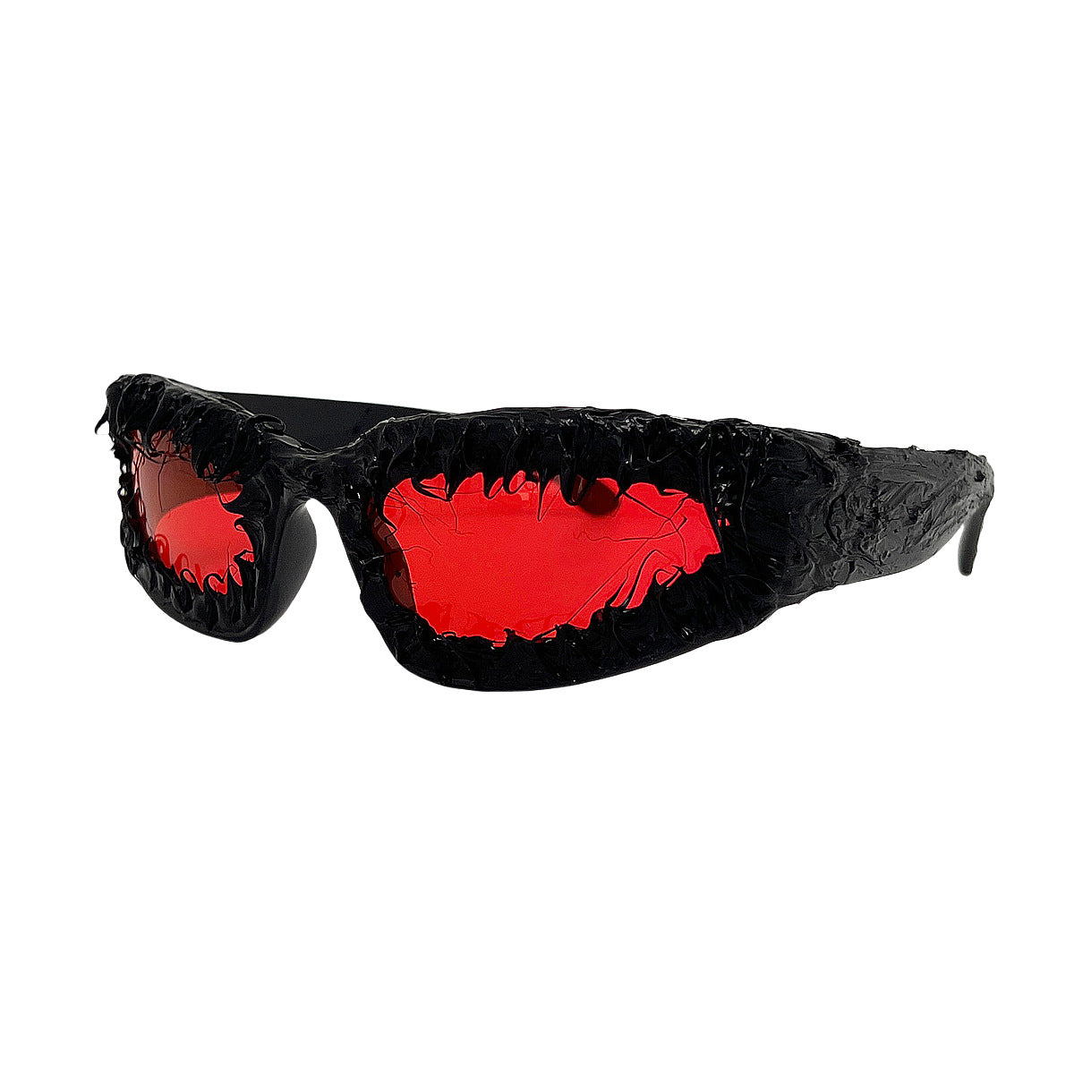 Damen einzigartige Sportsonnenbrille im futuristischen Design Karnz