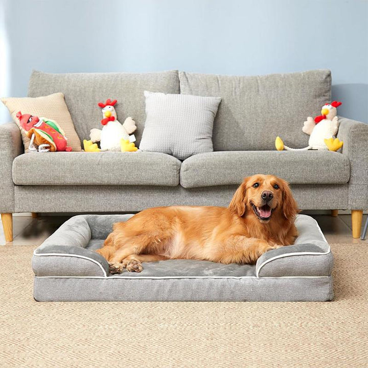 Orthopädisches Hundebett mit Unterstützung