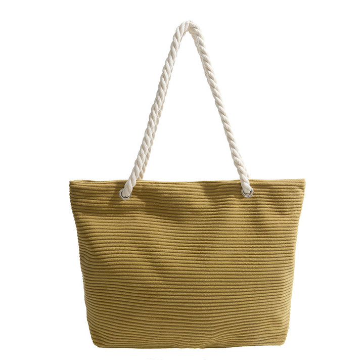 Stylische strukturierte Strandtasche Karnz