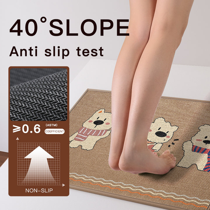Absorbierende Badematte