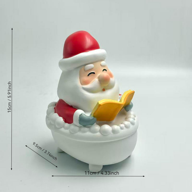 Dekorative Weihnachtsmann Figur Karnz