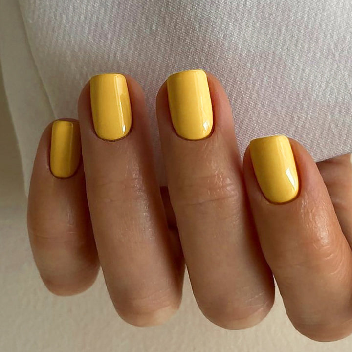 Hochglänzende Nagelkunst Karnz
