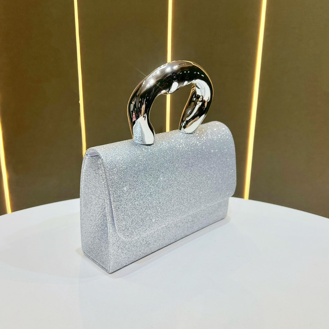 Glitzernde Abendhandtasche