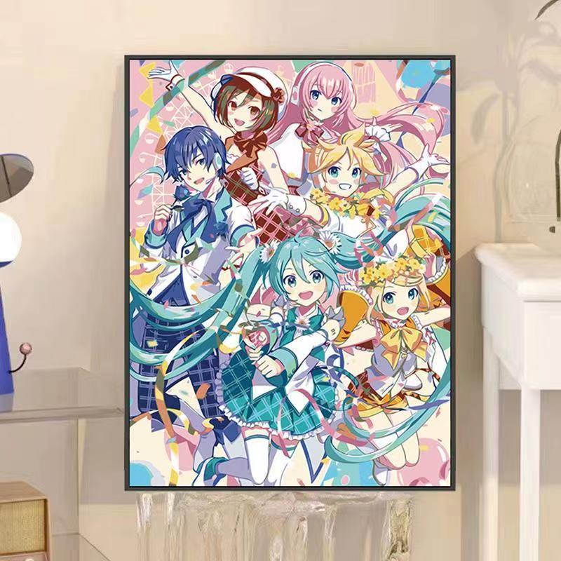 Anime-inspirierte dekorative Wandkunst Karnz