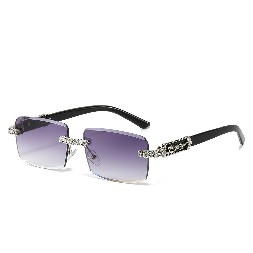 Dekorativer quadratischer Rahmen Modetrends Sonnenbrille Karnz