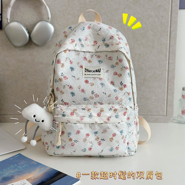 Blumenmuster Freizeit Rucksack