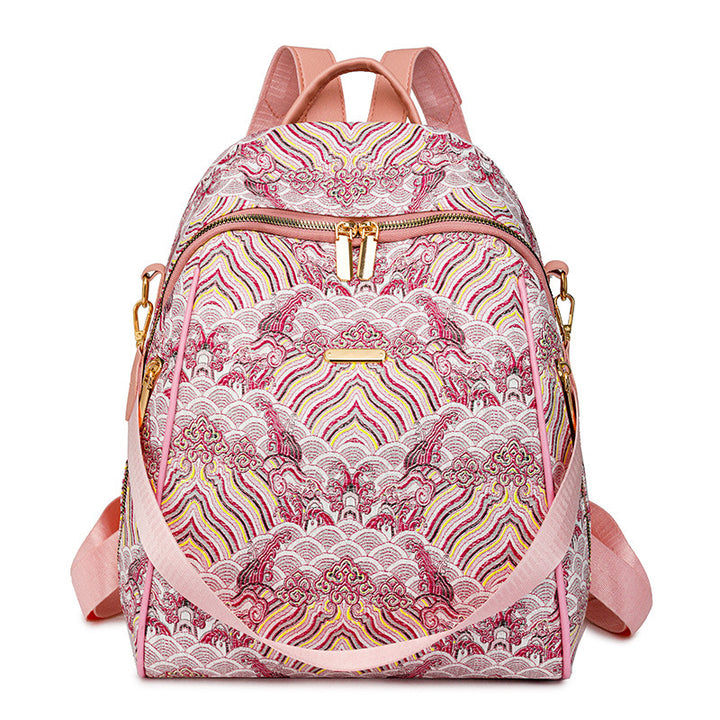 Bohemian gemusterter Rucksack