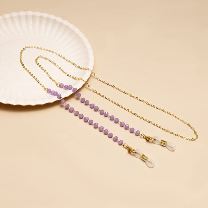 Elegante Perlen Brillen Kette Karnz