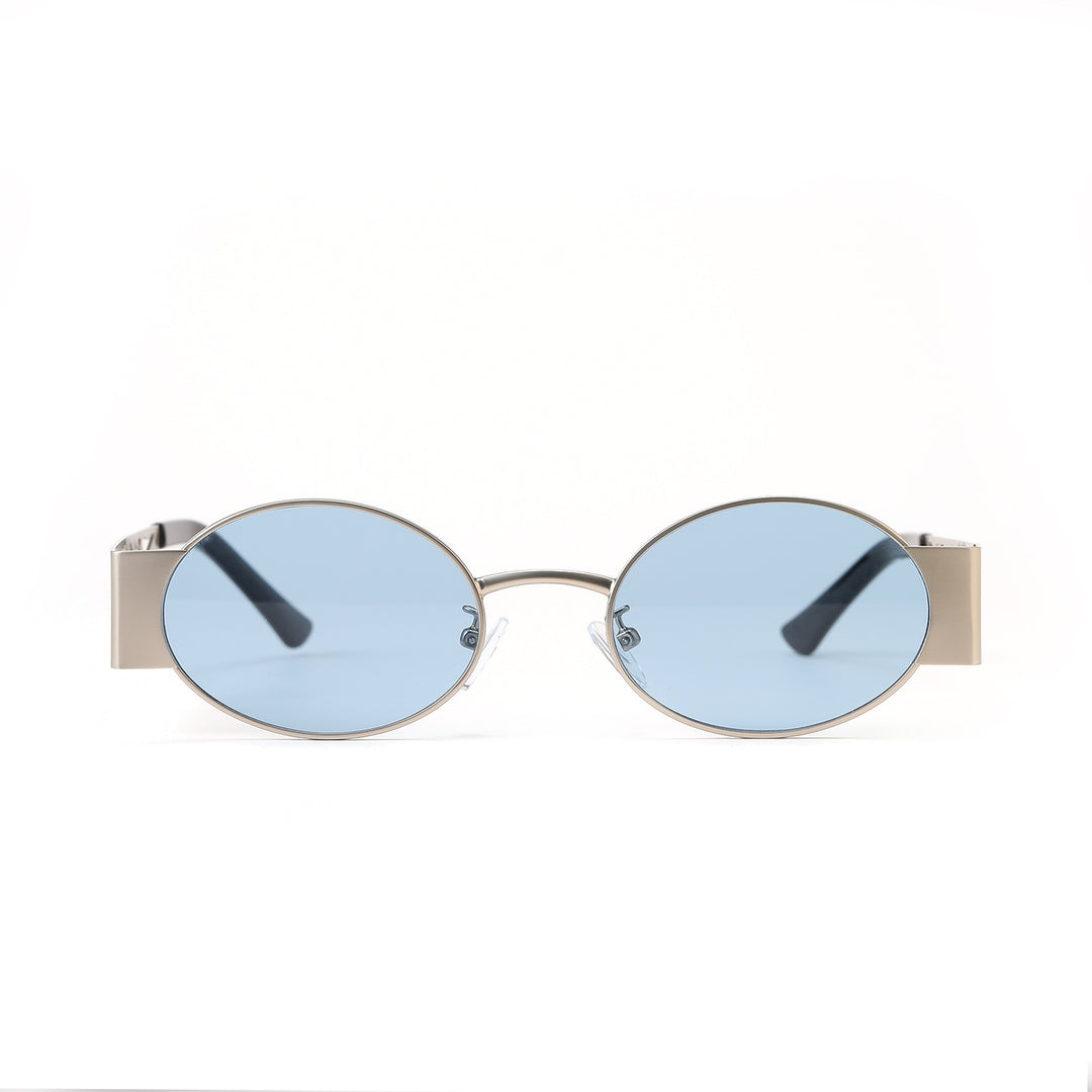 Damen modische runde Sonnenbrille mit außergewöhnlichem Design Karnz