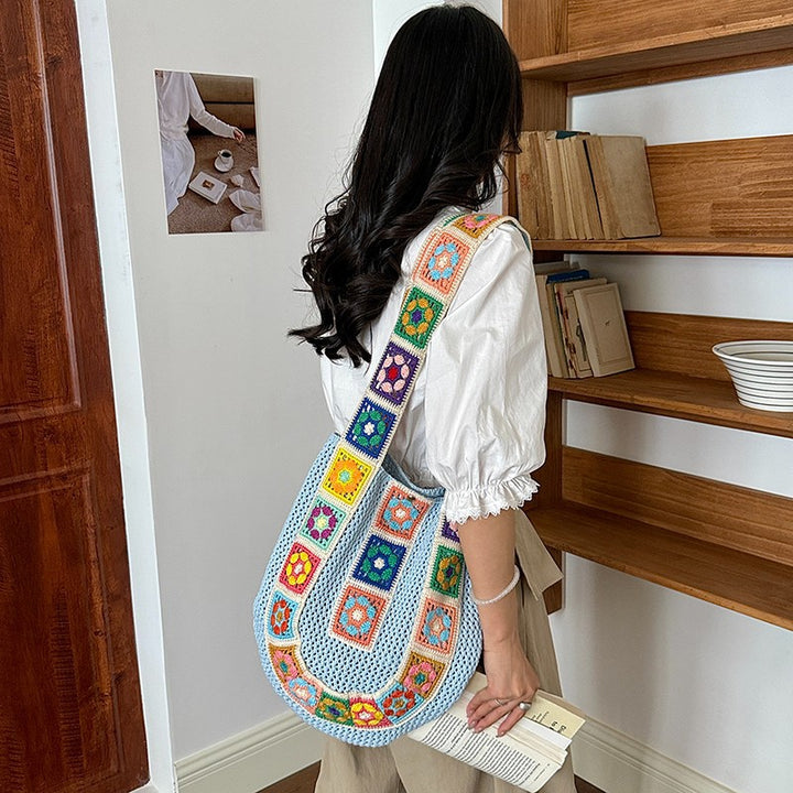 Crochet Patchrk Sling Bag Karnz
