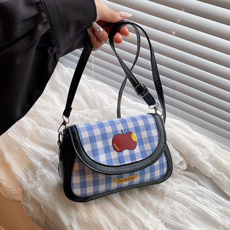 Verspielt Karomuster Handtasche Karnz