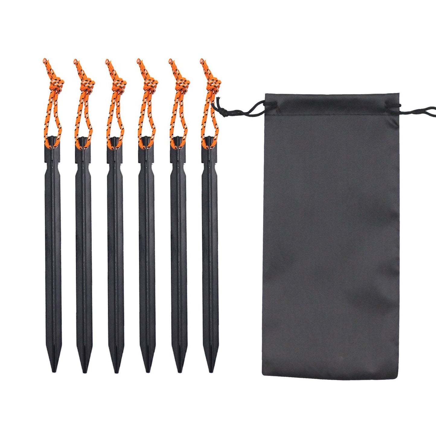 Unisex Aluminium Zeltspitzen Set Karnz