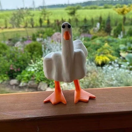 Lustige Gansfigur Karnz