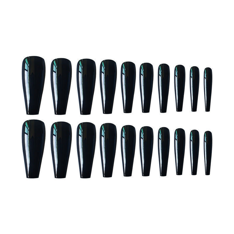 Lange Sarg Press-On Nagelspitzen